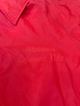 Vintage 80s red USA Alabama crimson tide college sports coach track jacket windbreaker size large